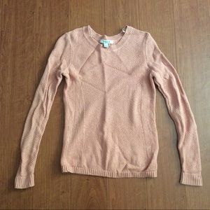 Forever 21 - pink waffle sweater